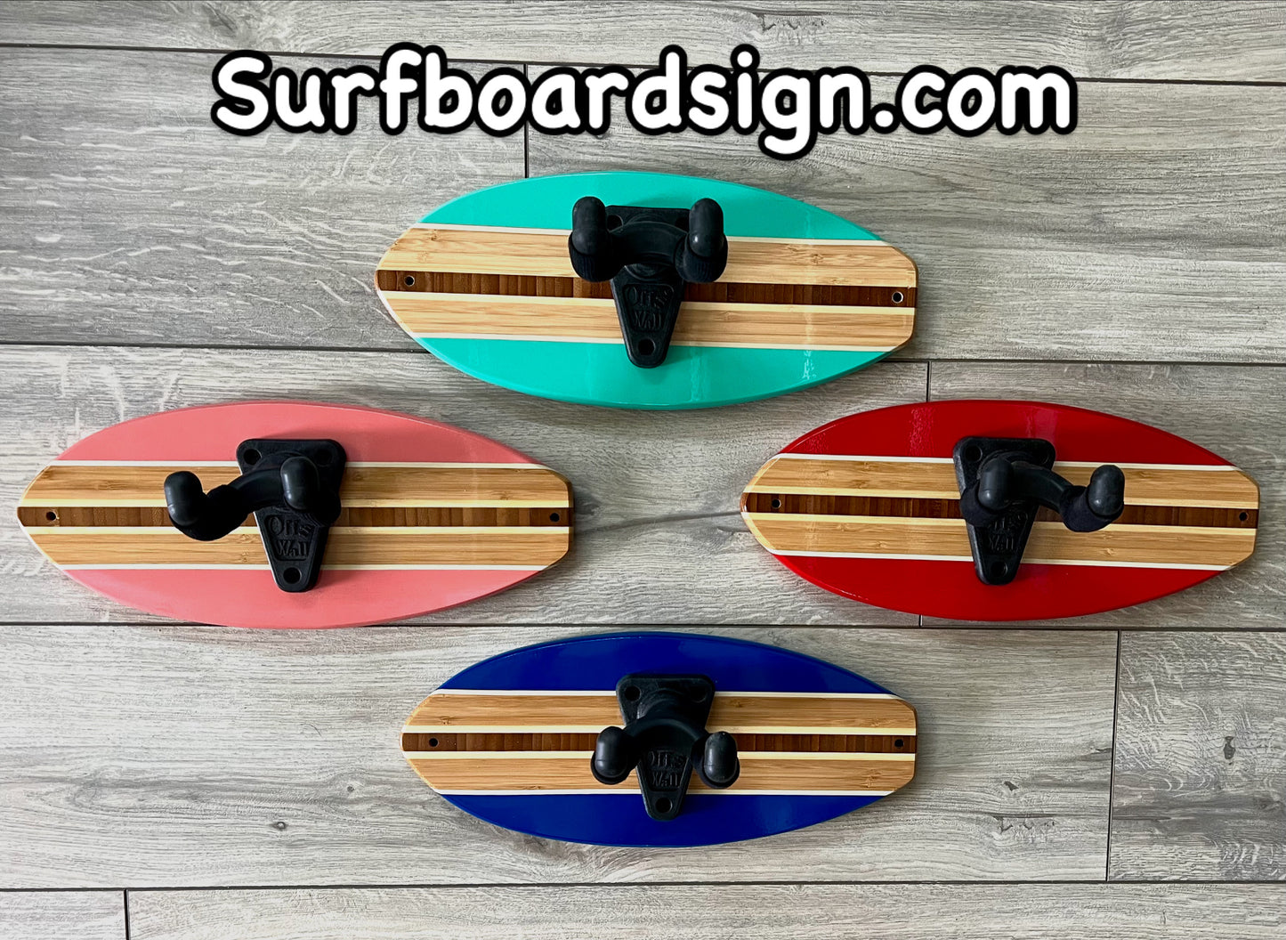 Guitar Surfboard Coastal Wall Hanger/ Mount