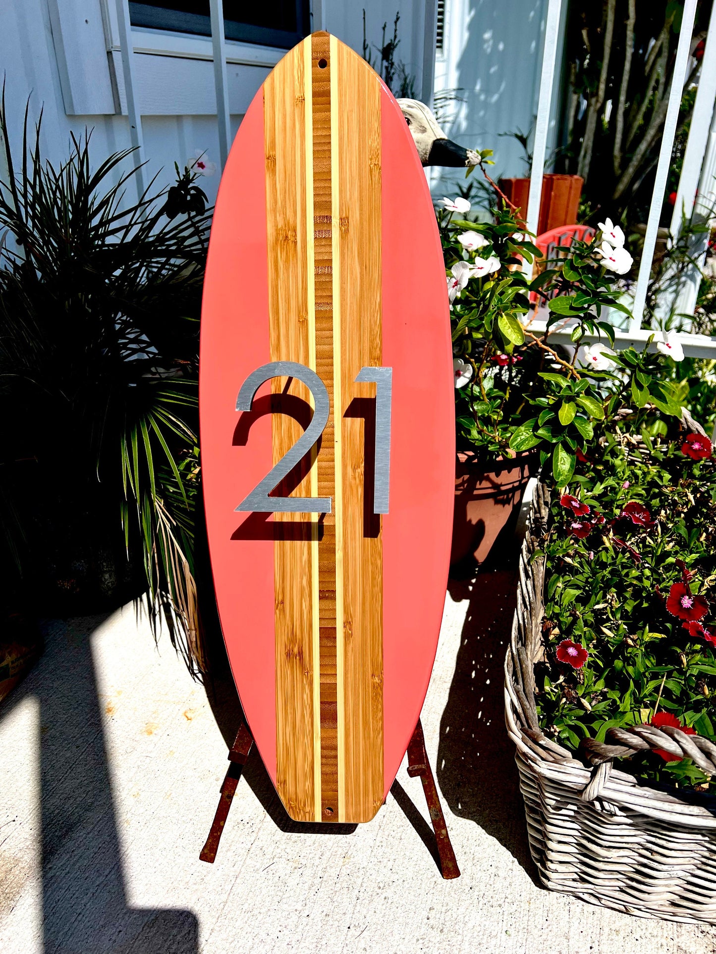 Surfboard Wall Plaque add your own finishing touches